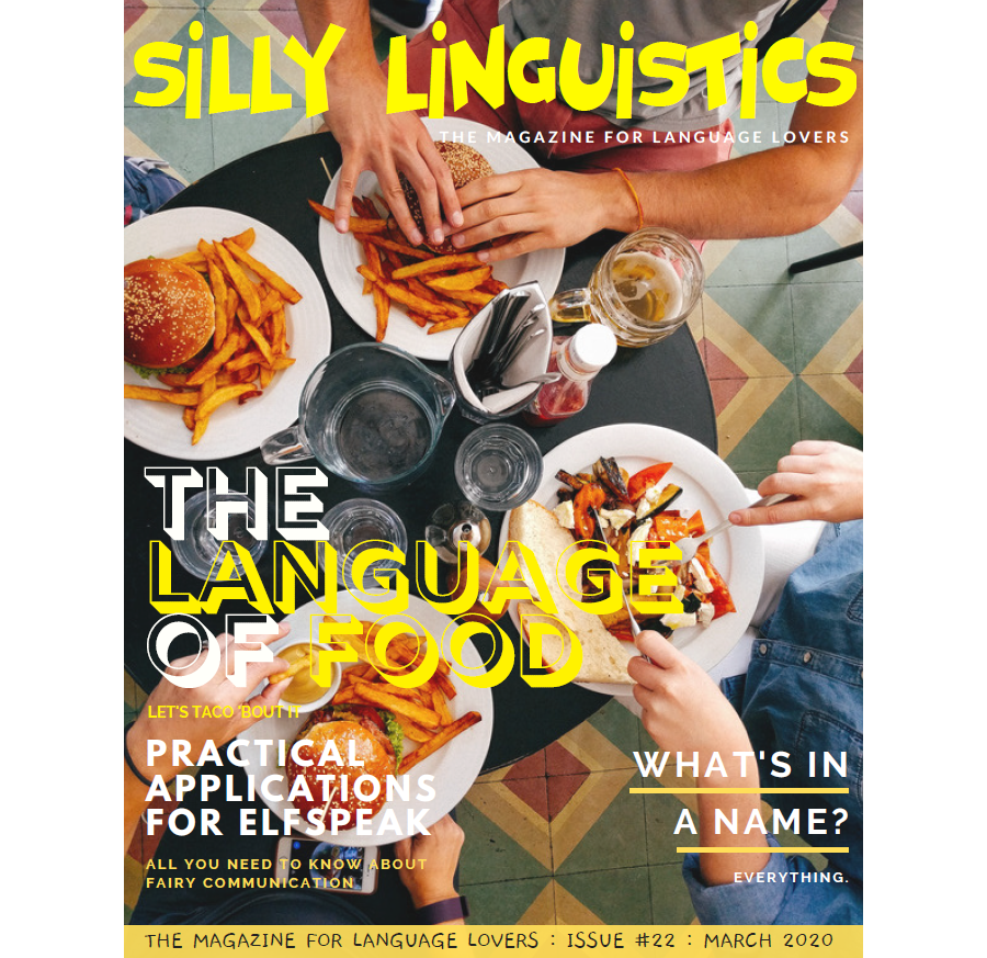 Silly Linguistics Magazine Issue #22 March 2020